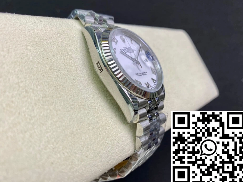 Datejust M126234-0025 EW Dial Rolex White Factory 0730